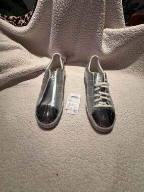 Adidas Superstar 80s Metal Toe Metallic Silver Sneakers